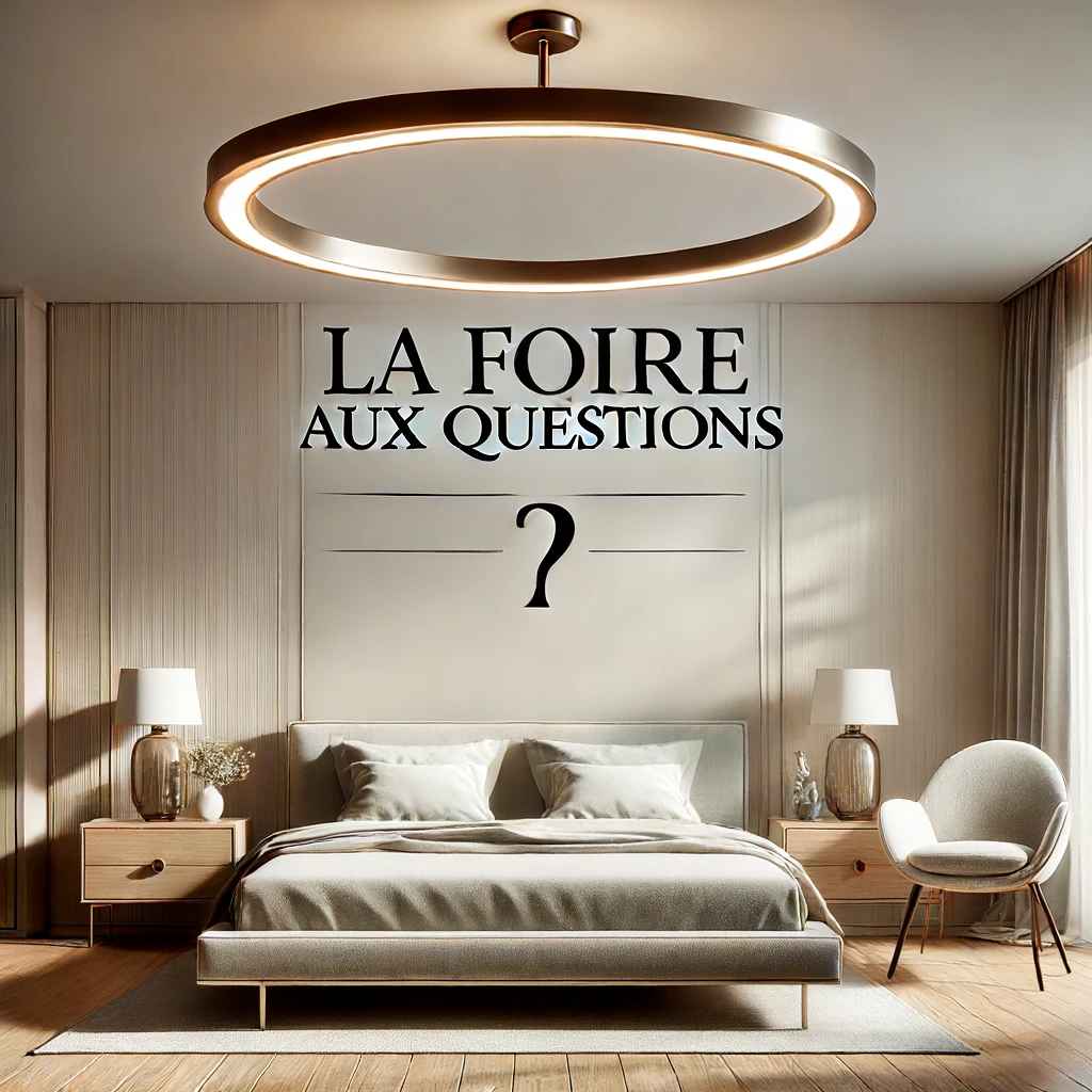 La foire aux questions pour le futur plafonnier de votre chambre.