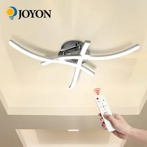 Plafonnier LED moderne design minimaliste lumière uniforme contrôle à distance éclairage intérieur élégant chambre salon bureau