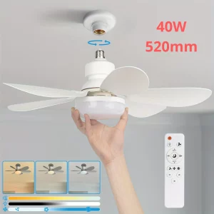 Plafonnier ventilateur LED moderne design épuré avec télécommande salle de bain chambre cuisine éclairage intelligent économie d’énergie ventilation silencieuse Plafonnier ventilateur LED moderne design épuré avec télécommande salle de bain chambre cuisine éclairage intelligent économie d’énergie ventilation silencieuse