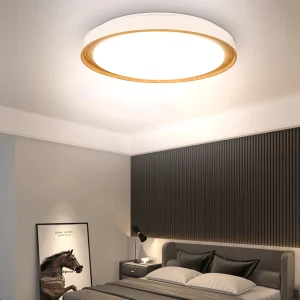 Plafonnier LED bois naturel design scandinave nordique moderne chambre salon éclairage chaleureux économique élégant Plafonnier LED bois naturel design scandinave nordique moderne chambre salon éclairage chaleureux économique élégant