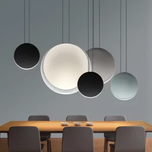 Suspension luminaire design scandinave minimaliste en métal lumière douce pour salon cuisine chambre et bureau éclairage moderne et artistique Suspension luminaire design scandinave minimaliste en métal lumière douce pour salon cuisine chambre et bureau éclairage moderne et artistique