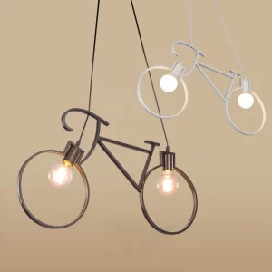 Suspension luminaire design industriel vintage fer vélo éclairage E27 chambre salle à manger bar loft décor chaleureux moderne élégant Suspension luminaire design industriel vintage fer vélo éclairage E27 chambre salle à manger bar loft décor chaleureux moderne élégant