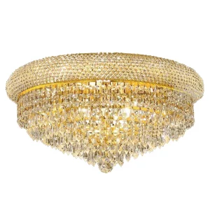 Plafonnier LED cristal transparent design luxueux intérieur moderne éclairage scintillant salon cuisine salle à manger élégance dorée
