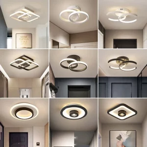 Plafonnier moderne design épuré LED intérieur lumière douce salon chambre salle à manger cuisine éclairage économique style nordique élégant Plafonnier moderne design épuré LED intérieur lumière douce salon chambre salle à manger cuisine éclairage économique style nordique élégant
