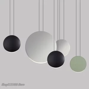 Lampe Suspendue Design Moderne Minimaliste  Suspension Métal et Verre  Éclairage LED  Salon Salle à Manger Économie d’Énergie Élégance