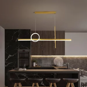 Suspension moderne LED design scandinave nordique intérieur lumière chaleureuse économie d’énergie éclairage élégant salle à manger cuisine