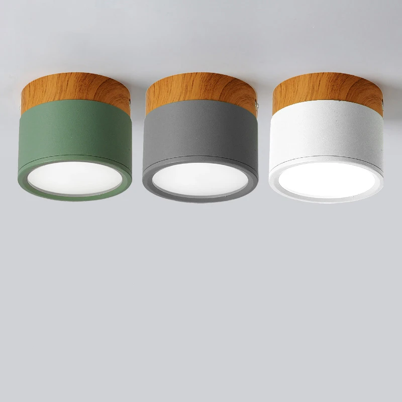 Plafonnier LED bois naturel design scandinave nordique moderne chambre salon éclairage chaleureux économique élégant