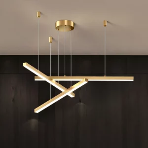 Suspension moderne design industriel nordique luminaire en métal doré éclairage LED salle à manger salon bureau restaurant Suspension moderne design industriel nordique luminaire en métal doré éclairage LED salle à manger salon bureau restaurant