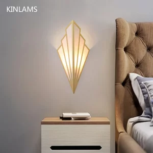 Lampe murale LED design Art Deco金属材质几何造型30-50cm高适用于客厅卧室走廊优雅现代装饰照明 Lampe murale LED design Art Deco金属材质几何造型30-50cm高适用于客厅卧室走廊优雅现代装饰照明