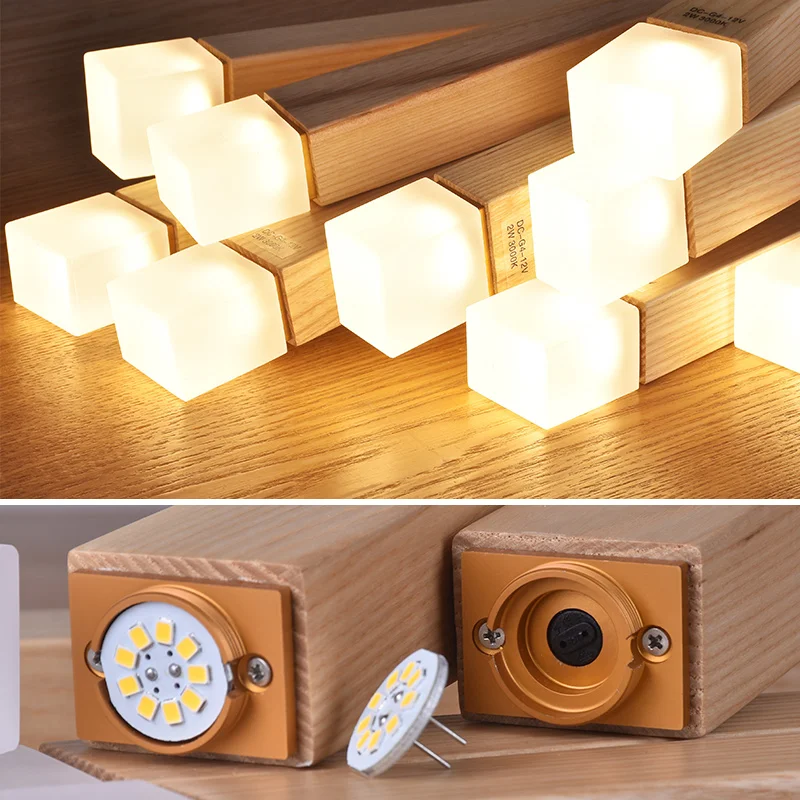 Suspension bois LED design nordique moderne luminaire loft chambre salon éclairage chaleureux économique élégant