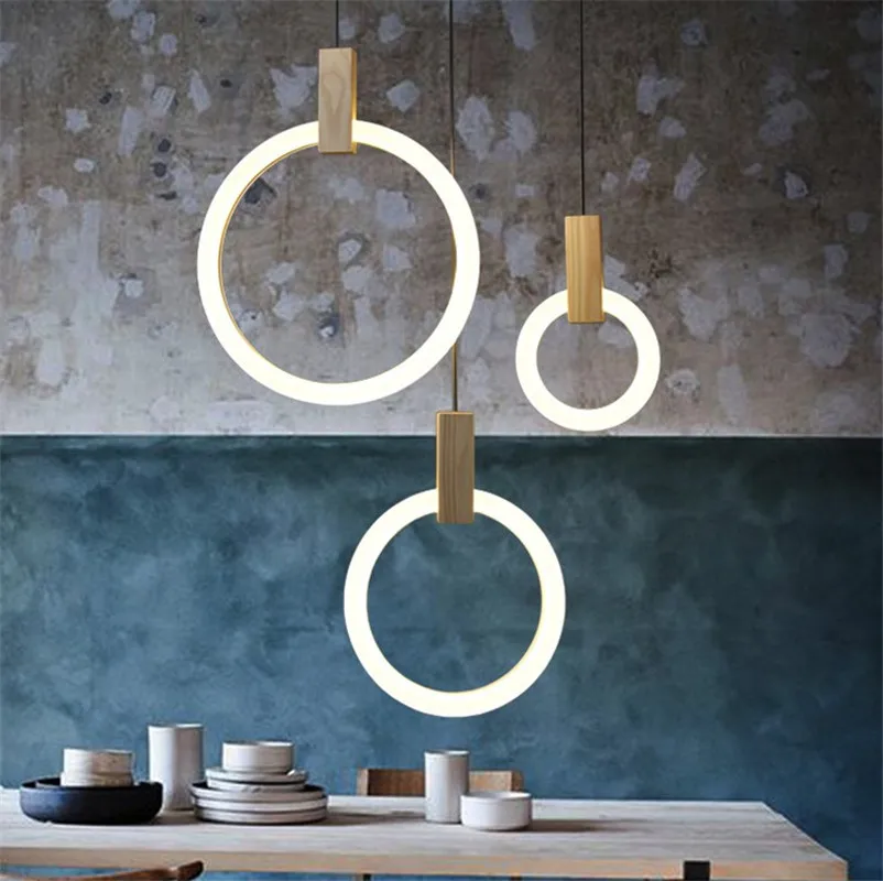Plafonnier LED en bois naturel design scandinave moderne pour salon chambre éclairage chaleureux économique élégant