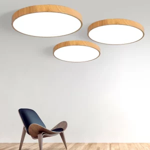 Plafonnier LED en bois naturel design scandinave moderne éclairage chaleureux économique élégant salon chambre cuisine Plafonnier LED en bois naturel design scandinave moderne éclairage chaleureux économique élégant salon chambre cuisine
