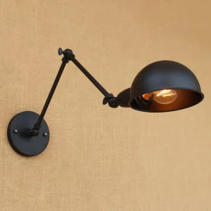 Applique murale LED métal noir industriel design vintage flexible éclairage salle à manger escaliers loft chambre salon Applique murale LED métal noir industriel design vintage flexible éclairage salle à manger escaliers loft chambre salon
