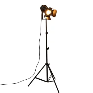 Lampadaire industriel trépied noir aluminium design moderne studio créatif éclairage flexible rétro lumière sur pied Lampadaire industriel trépied noir aluminium design moderne studio créatif éclairage flexible rétro lumière sur pied