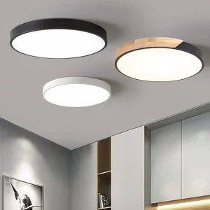 Plafonnier LED bois naturel design scandinave nordique moderne chambre salon éclairage chaleureux économique élégant Plafonnier LED bois naturel design scandinave nordique moderne chambre salon éclairage chaleureux économique élégant