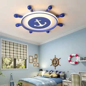 Plafonnier LED enfant nautique/vintage design chambre enfants lumière douce encastré éclairage sécuritaire économique Plafonnier LED enfant nautique/vintage design chambre enfants lumière douce encastré éclairage sécuritaire économique