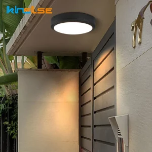 Plafonnier LED moderne étanche aluminium diffuseur blanc lumière douce extérieur véranda cuisine salon économique durabilité Plafonnier LED moderne étanche aluminium diffuseur blanc lumière douce extérieur véranda cuisine salon économique durabilité