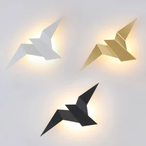 Lampe murale moderne design minimaliste inspiré origami éclairage intérieur lumière diffuse salle à manger chambre salon style contemporain élégant économie d’énergie Lampe murale moderne design minimaliste inspiré origami éclairage intérieur lumière diffuse salle à manger chambre salon style contemporain élégant économie d’énergie