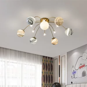 Plafonnier en bois naturel design nordique étoile Led éclairage chaleureux salon chambre cuisine moderne économique élégant Plafonnier en bois naturel design nordique étoile Led éclairage chaleureux salon chambre cuisine moderne économique élégant
