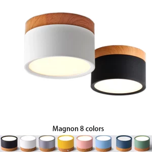 Plafonnier bois aluminium LED design nordique moderne lumière chaleureuse salon chambre cuisine bureau intérieur éclairage économique élégant Plafonnier bois aluminium LED design nordique moderne lumière chaleureuse salon chambre cuisine bureau intérieur éclairage économique élégant