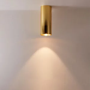 Plafonnier LED moderne design minimaliste doré éclairage intérieur réglable chambre salon élégance économique durabilité