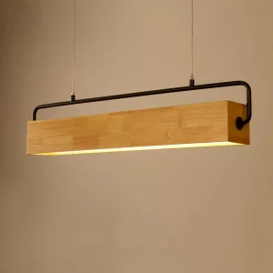 Suspension bois naturel LED design nordique moderne éclairage chaleureux salle à manger salon cuisine bureau Décoration intérieure écoénergétique lumière douce Suspension bois naturel LED design nordique moderne éclairage chaleureux salle à manger salon cuisine bureau Décoration intérieure écoénergétique lumière douce