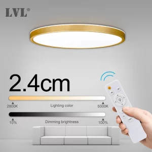 Plafonnier LED bois doré design scandinave moderne éclairage intérieur ajustable salon chambre cuisine salle de bain élégant économie d’énergie Plafonnier LED bois doré design scandinave moderne éclairage intérieur ajustable salon chambre cuisine salle de bain élégant économie d’énergie