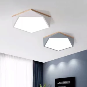 Plafonnier LED en bois et métal design nordique moderne éclairage chaleureux salon chambre cuisine économie d’énergie élégance naturelle Plafonnier LED en bois et métal design nordique moderne éclairage chaleureux salon chambre cuisine économie d’énergie élégance naturelle