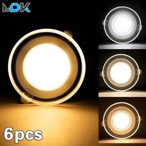 Plafonnier LED encastré design moderne lumière adaptable éclairage intérieur salon cuisine chambre bureau économie d’énergie certification CE ROHS