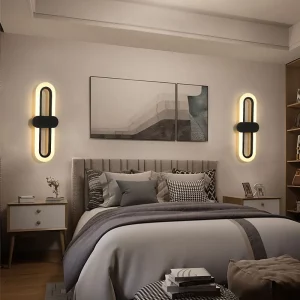 Applique murale LED moderne design minimaliste aluminium lumière blanche chaude chambre salon allée balcon élégance économique Applique murale LED moderne design minimaliste aluminium lumière blanche chaude chambre salon allée balcon élégance économique