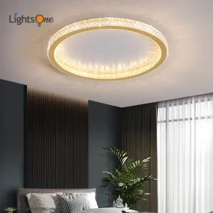 Plafonnier LED bois naturel design scandinave nordique moderne chambre salon éclairage chaleureux économique élégant