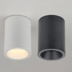 Plafonnier LED aluminium design moderne minimaliste intérieur extérieur salle de bain terrasse jardin éclairage focalisé économique durable