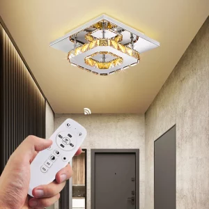 Plafonnier LED design nordique moderne en métal et verre luminaire éclairage chaleureux pour salon salle à manger cuisine chambre