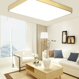 Plafonnier LED moderne design minimaliste style doré lumière diffuse salle séjour chambre cuisine éclairage intérieur élégant économies d’énergie Plafonnier LED moderne design minimaliste style doré lumière diffuse salle séjour chambre cuisine éclairage intérieur élégant économies d’énergie
