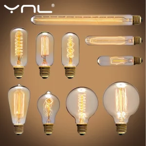 Ampoules vintage Edison verre transparent style industriel design rétro luminaire salle à manger chambre éclairage chaleureux économique élégant Ampoules vintage Edison verre transparent style industriel design rétro luminaire salle à manger chambre éclairage chaleureux économique élégant