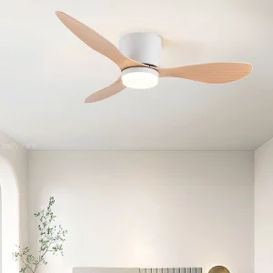 Plafonnier LED bois naturel design scandinave nordique moderne chambre salon éclairage chaleureux économique élégant