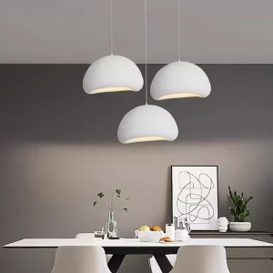 Suspension LED métal design moderne nordique éclairage doux table à manger salon chambre cuisine