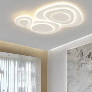 Plafonnier LED design moderne minimaliste éclairage doux chaleureux salon chambre salle à manger décoration intérieure Plafonnier LED design moderne minimaliste éclairage doux chaleureux salon chambre salle à manger décoration intérieure
