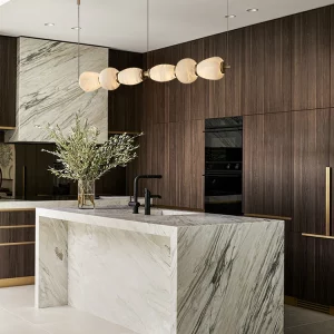 Suspension lamp marble LED linear design modern elegant dining room kitchen lighting soft ambiance energy efficient Suspension lamp marble LED linear design modern elegant dining room kitchen lighting soft ambiance energy efficient