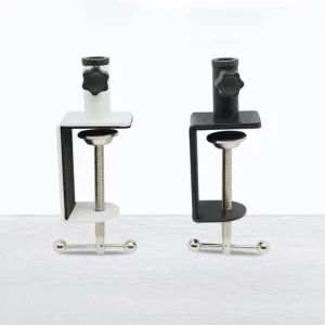 Support bras réglable en métal  pince table  base métallique  accessoires clip en forme I