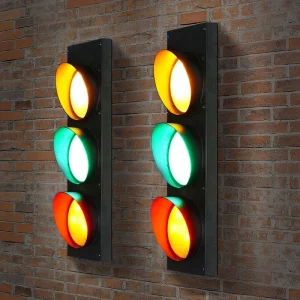 Applique murale LED design industriel feux de circulation style urbain éclairage intérieur moderne salle à manger cuisine bar Applique murale LED design industriel feux de circulation style urbain éclairage intérieur moderne salle à manger cuisine bar
