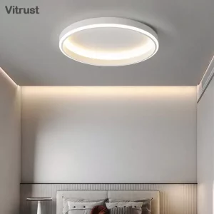 Plafonnier LED encastré rond mince design moderne éclairage ambiant chambre salon entrée économique élégant lumière douce installation facile Plafonnier LED encastré rond mince design moderne éclairage ambiant chambre salon entrée économique élégant lumière douce installation facile