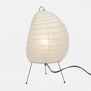 Lampe à poser en papier de riz style japonais Akari Noguchi design minimaliste éclairage doux chambre salon moderne Lampe à poser en papier de riz style japonais Akari Noguchi design minimaliste éclairage doux chambre salon moderne