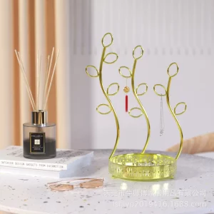 Présentoir bijoux minimaliste Art déco nordique en métal main abstrait décoration maison cadeau art support bijoux chambre dressing Présentoir bijoux minimaliste Art déco nordique en métal main abstrait décoration maison cadeau art support bijoux chambre dressing