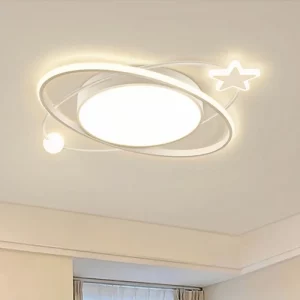 Plafonnier LED métal acrylique design moderne cosmique chambre enfant salon éclairage chaleureux économique élégant Plafonnier LED métal acrylique design moderne cosmique chambre enfant salon éclairage chaleureux économique élégant