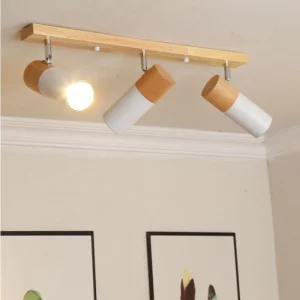 Plafonnier LED bois naturel design nordique moderne lumière chaleureuse éclairage intérieur salon chambre cuisine salle à manger luminaire décoratif Plafonnier LED bois naturel design nordique moderne lumière chaleureuse éclairage intérieur salon chambre cuisine salle à manger luminaire décoratif