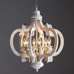 Lustre suspendu bois vintage design rustique éclairage intérieur salon chambre éclairage chaleureux économique élégant Lustre suspendu bois vintage design rustique éclairage intérieur salon chambre éclairage chaleureux économique élégant