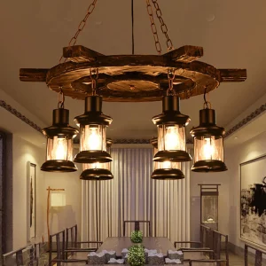 Plafonnier bois suspension design rustique industriel salle à manger salon chambre cuisine lumière chaleureuse éclairage intérieur Plafonnier bois suspension design rustique industriel salle à manger salon chambre cuisine lumière chaleureuse éclairage intérieur