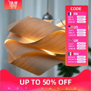 Suspension bois design moderne lumière chaleureuse plafonnier éclairage intérieur salle à manger chambre cuisine nordique élégance naturelle économie d’énergie Suspension bois design moderne lumière chaleureuse plafonnier éclairage intérieur salle à manger chambre cuisine nordique élégance naturelle économie d’énergie