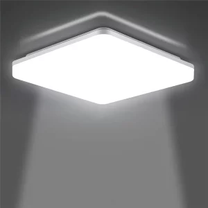 Plafonnier en bois naturel LED design scandinave nordique moderne éclairage chaleureux économique élégant chambre salon